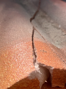 delray roof repair cracked roof tile